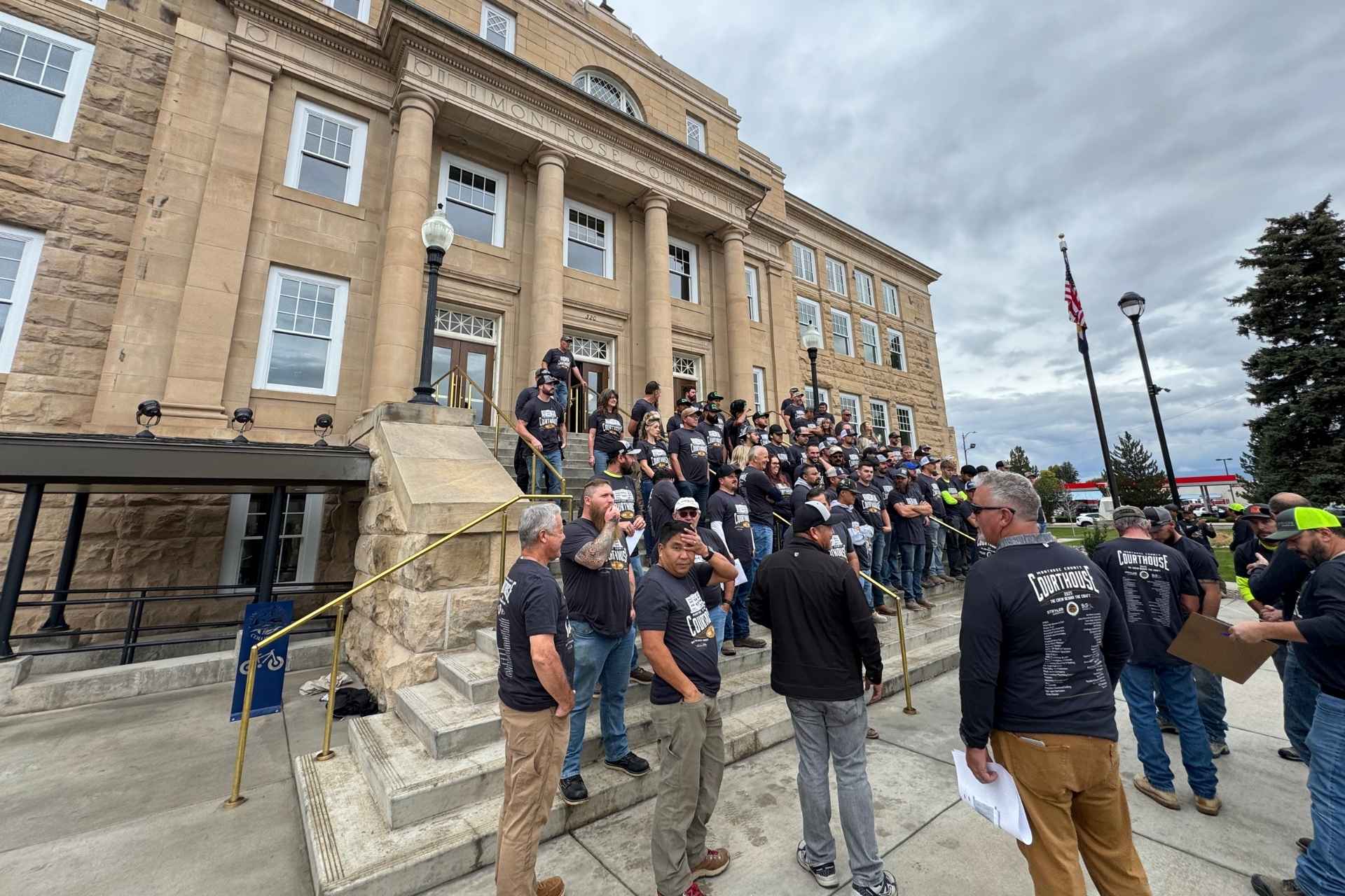 opening with the Stryker crew at Montrose County Courthouse